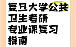 复旦大学公卫考研大纲
