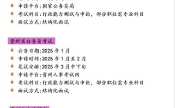 2025贵州国考何时开考？