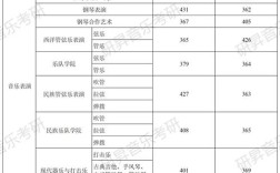 上海音乐学院考研分数线多少？