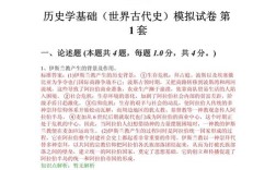 上海大学世界史考博真题难度如何？