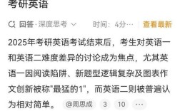 2025年考研英语一难度