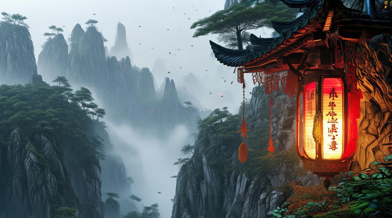 渭南华山宝莲灯有哪些奇峰与传说？-图1