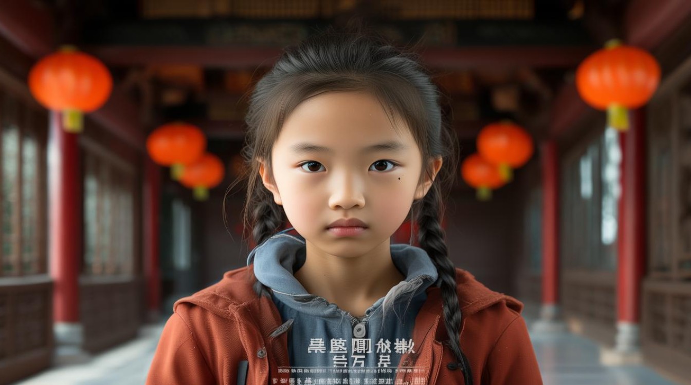陕西渭南朱甜甜，小娃脸一边大一边小-图1