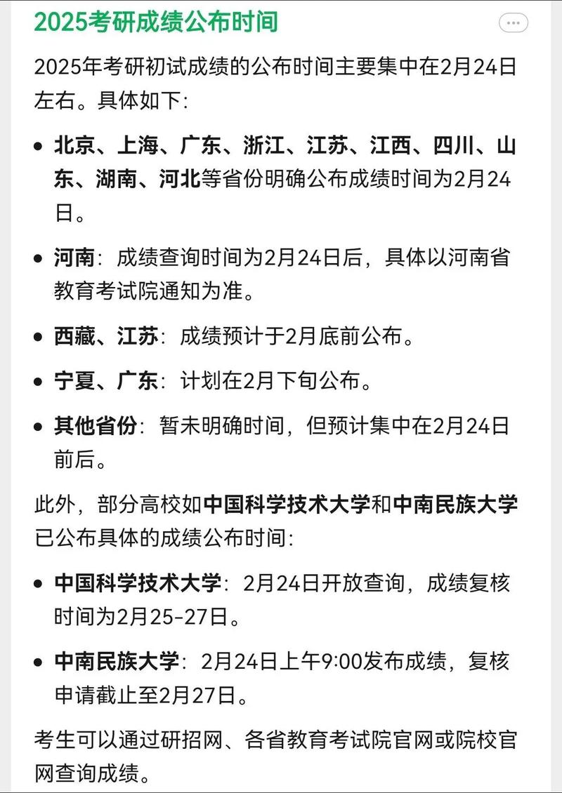 2025考研成绩何时公布？-图2