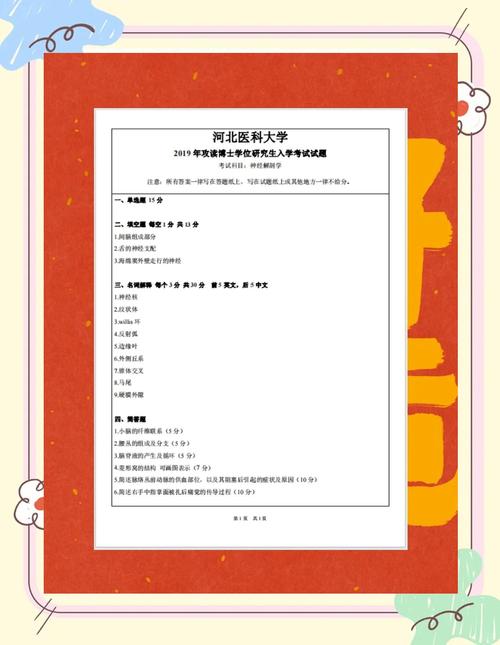 河北医科大学考博生理学核心考点有哪些？-图1