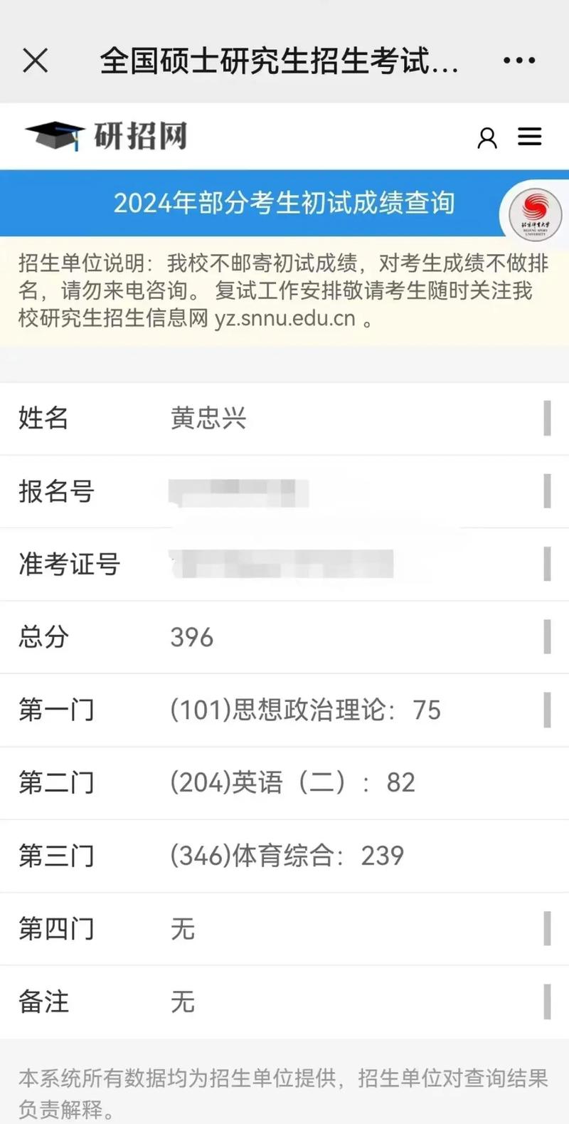 陕西师大考研成绩几点出？查分通道开通了吗？-图1