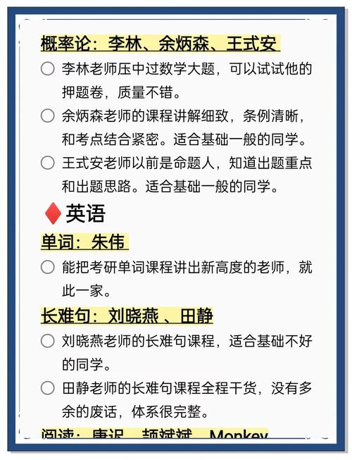考研概率论哪个老师讲得好？-图2
