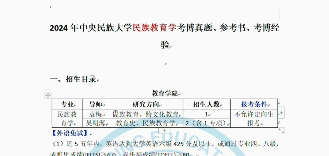 中央民族大学历史学考博如何备考？-图1