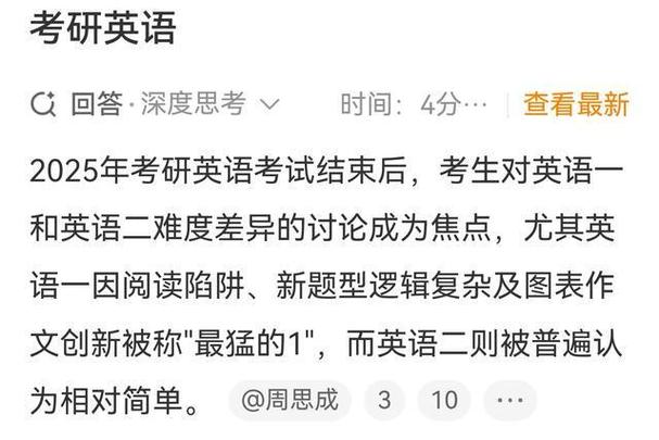 2025年考研英语一难度-图1