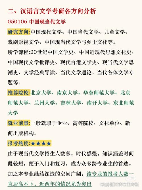 汉语言文学师范考研方向如何选？-图3