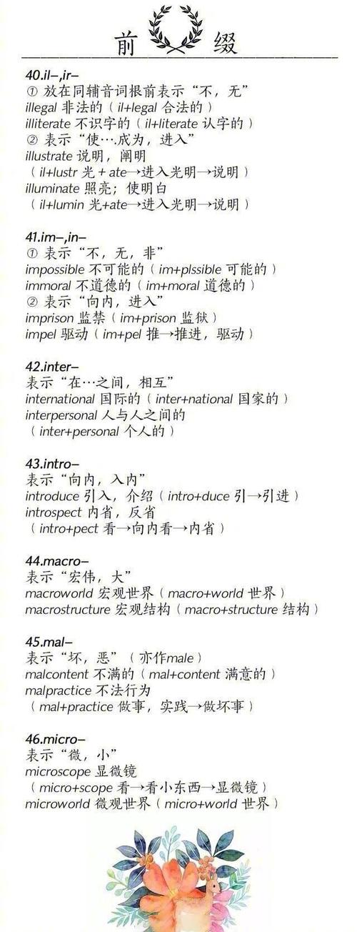 考研英语词根词缀记忆大全-图3