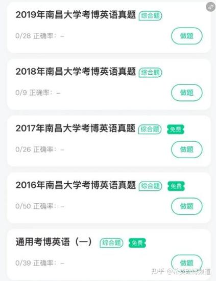 南昌大学医学院考博英语-图1 南昌大学医学院考博英语-图1