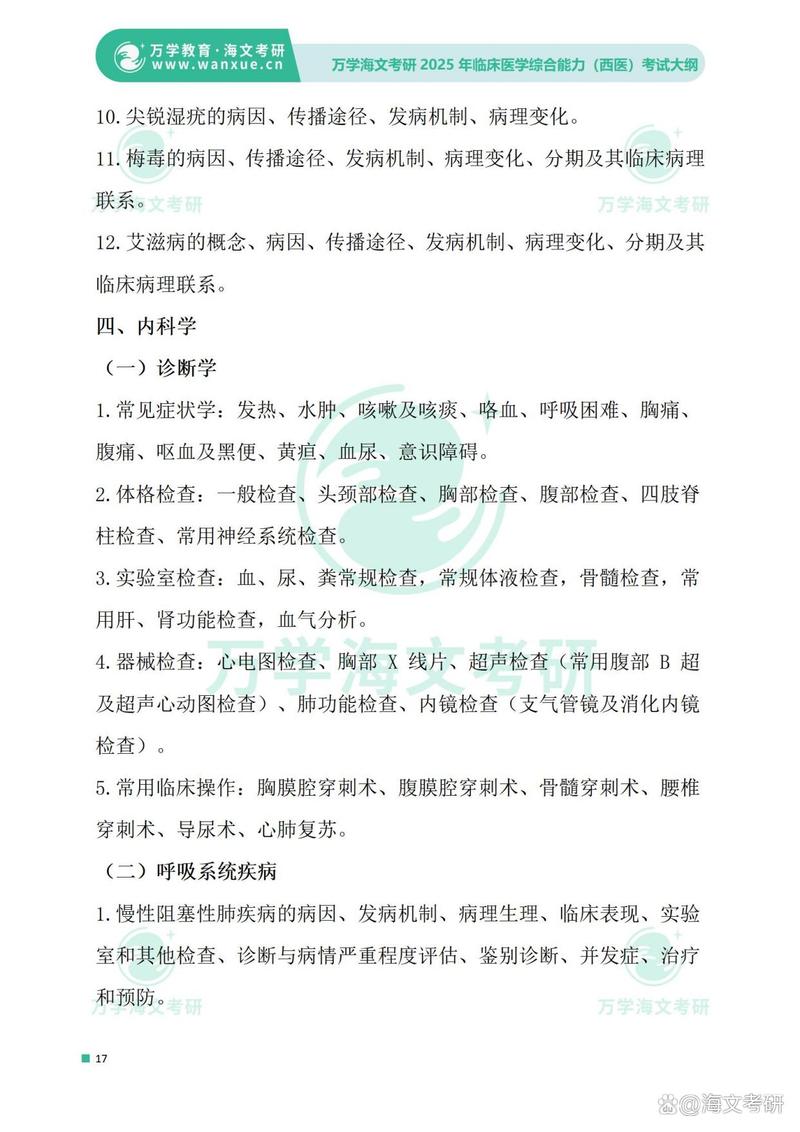 临床医学考研科目具体有哪些？-图3