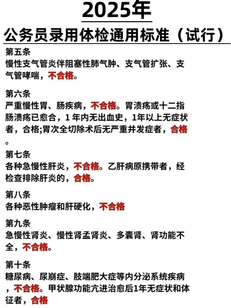 2025国考体检项目有哪些？-图3