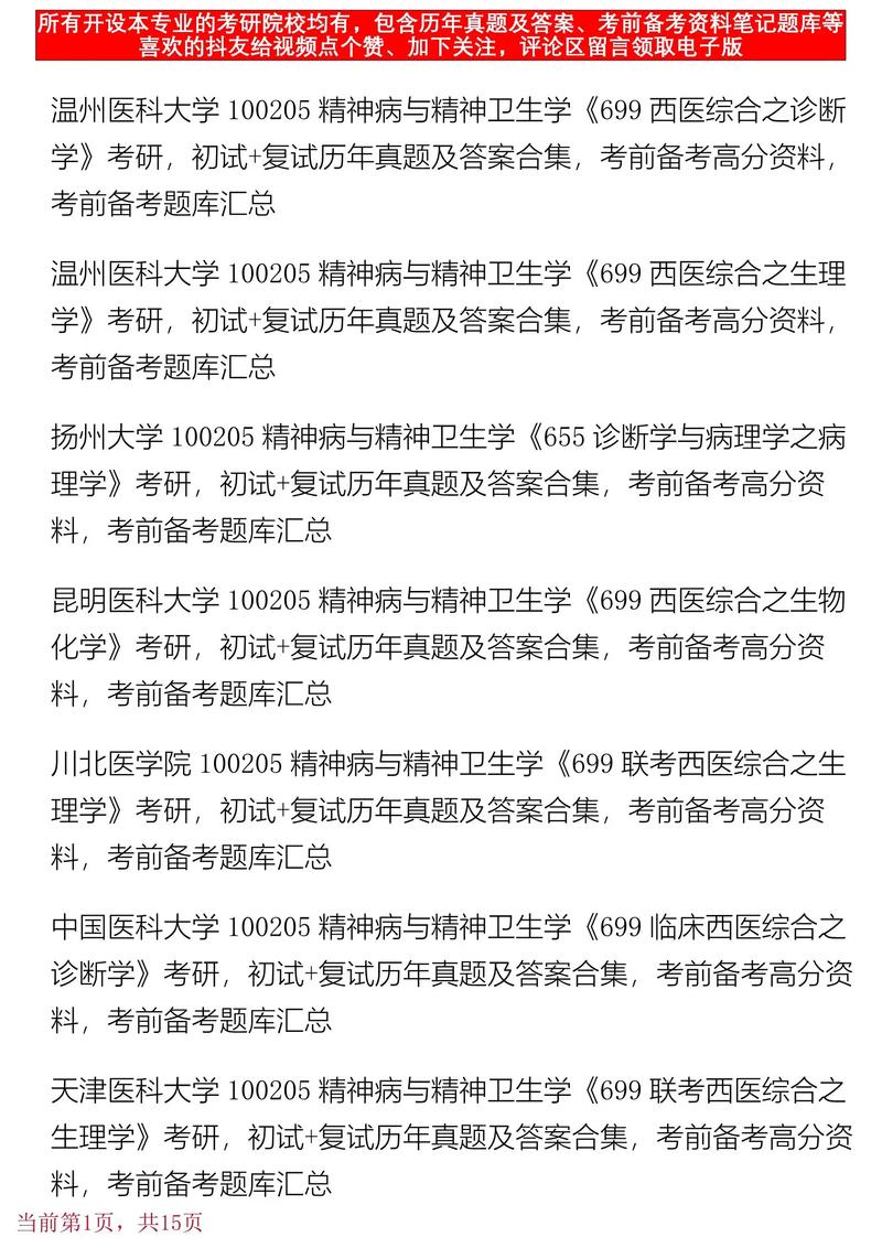 精神病与精神卫生学考研，如何高效备考？-图1