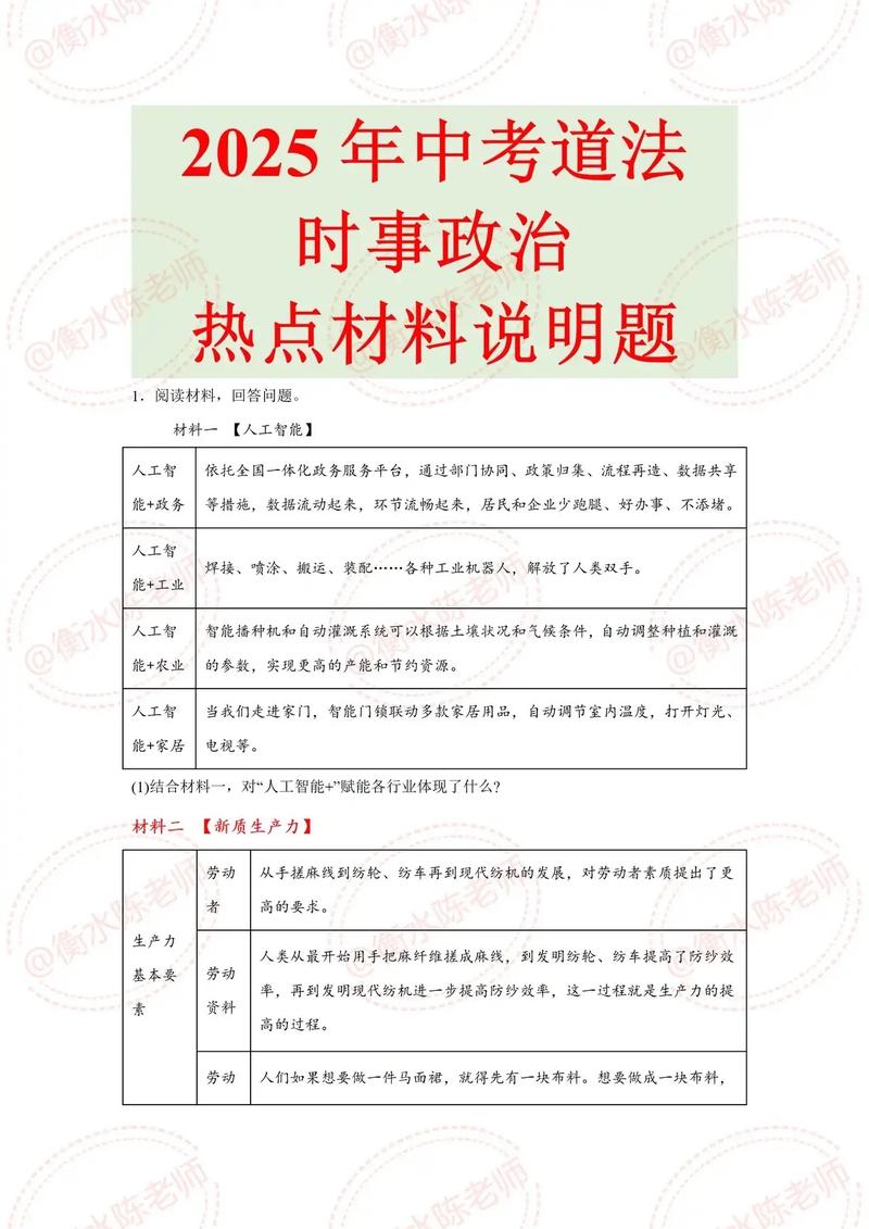 2025国考时政热点有哪些重点？-图2