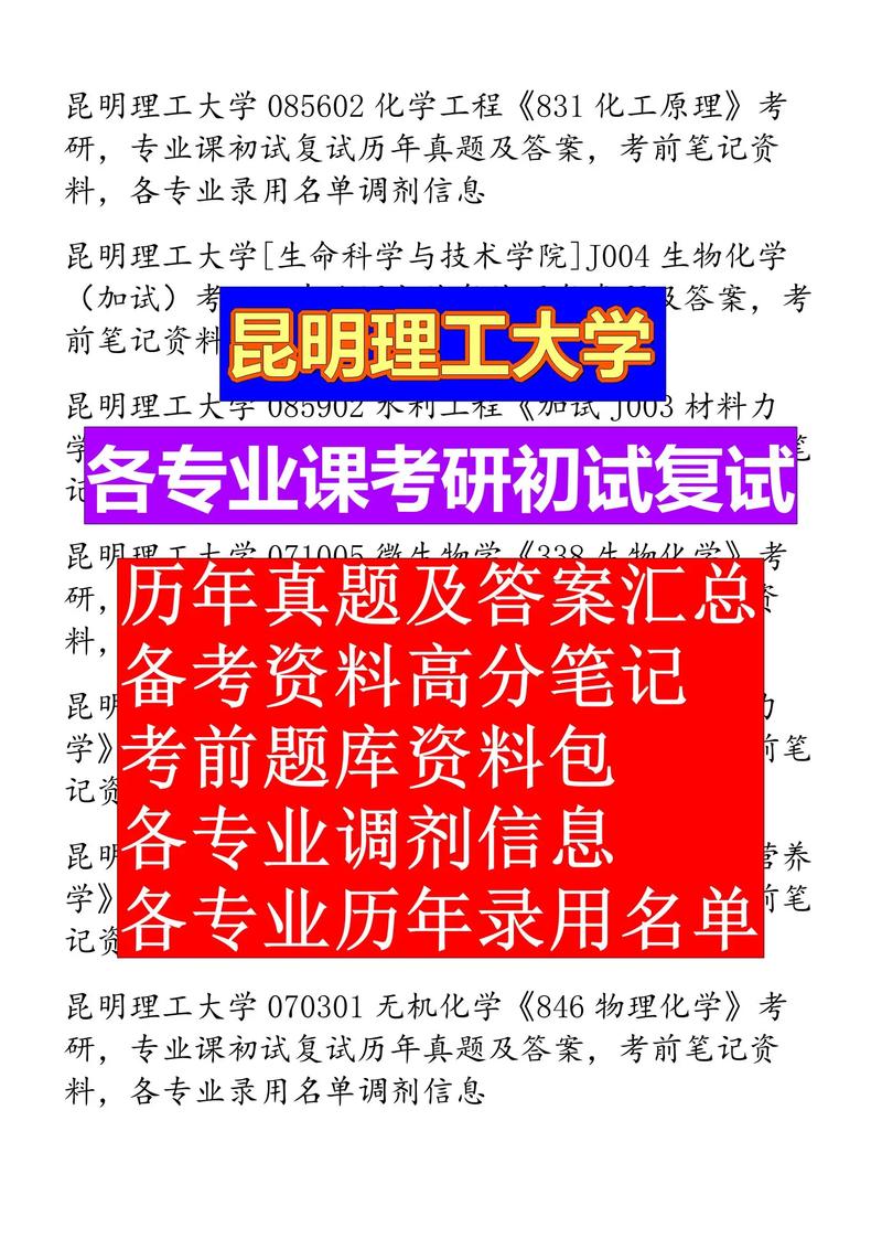 昆明理工大学化学考研难度如何？-图3