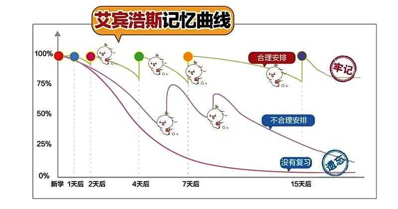 如何用艾宾浩斯曲线高效考研？-图3