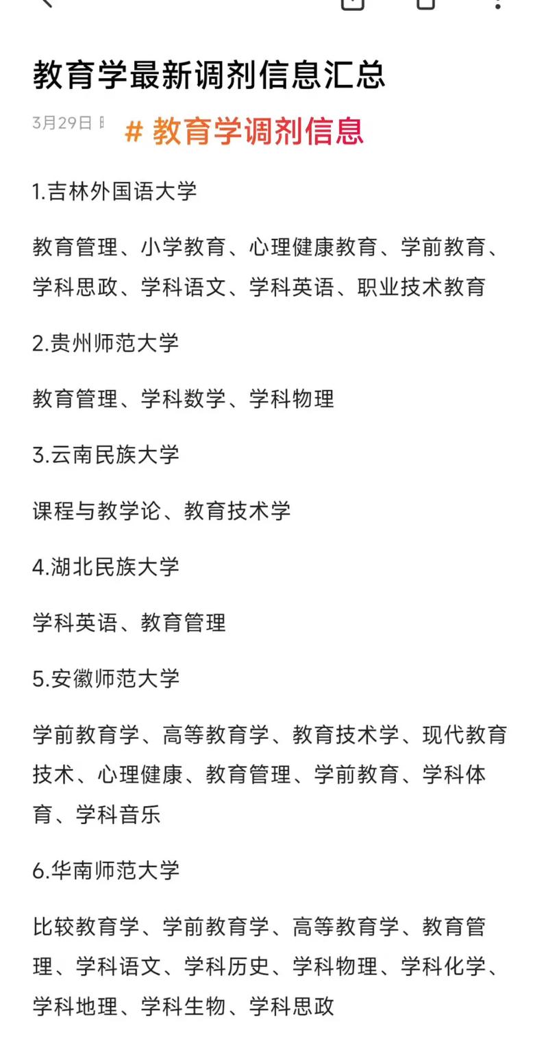 教育学考研自命题调剂有哪些方向？-图2
