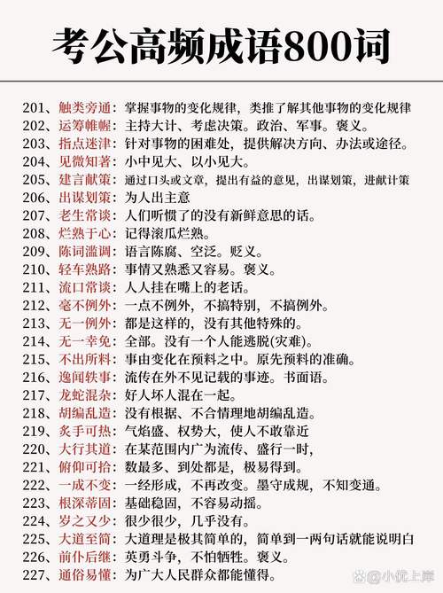 国考2025成语大全怎么背？-图2